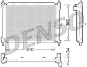 Kühler, Motorkühlung DENSO DRM46038