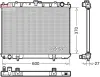 Kühler, Motorkühlung DENSO DRM46039 Bild Kühler, Motorkühlung DENSO DRM46039