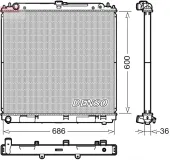 Kühler, Motorkühlung DENSO DRM46041