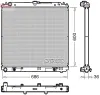 Kühler, Motorkühlung DENSO DRM46042