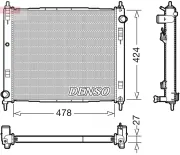 Kühler, Motorkühlung DENSO DRM46044
