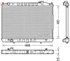 Kühler, Motorkühlung DENSO DRM46050