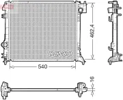 Kühler, Motorkühlung DENSO DRM46062