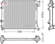 Kühler, Motorkühlung DENSO DRM46064