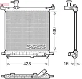 Kühler, Motorkühlung DENSO DRM46072