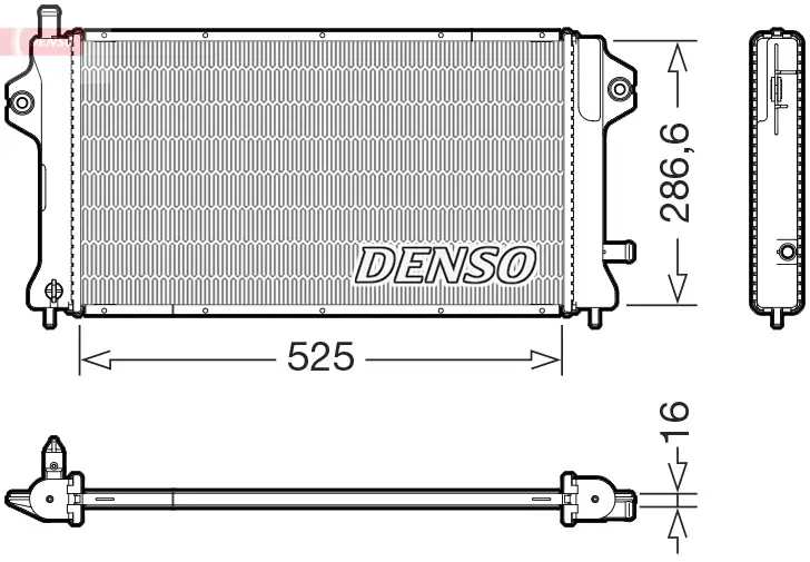 Kühler, Motorkühlung DENSO DRM46077