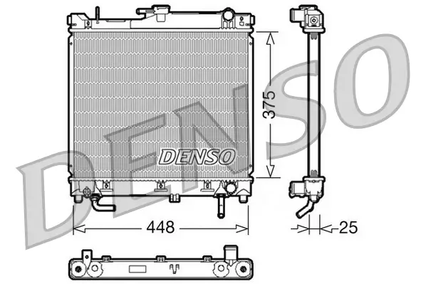 Kühler, Motorkühlung DENSO DRM47003