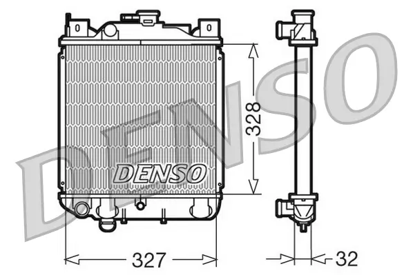 Kühler, Motorkühlung DENSO DRM47006