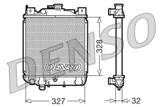 Kühler, Motorkühlung DENSO DRM47006 Bild Kühler, Motorkühlung DENSO DRM47006