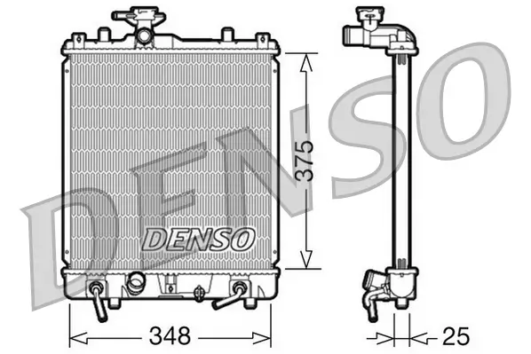 Kühler, Motorkühlung DENSO DRM47009