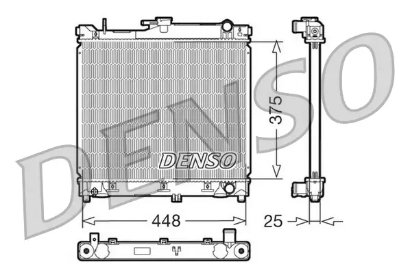 Kühler, Motorkühlung DENSO DRM47014