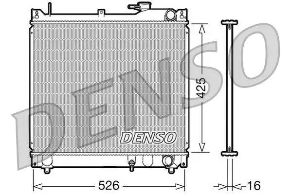 Kühler, Motorkühlung DENSO DRM47015