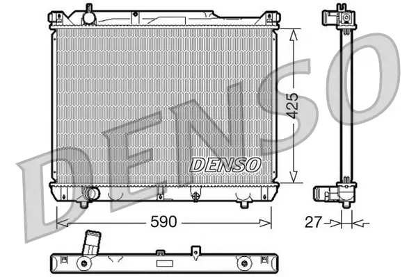Kühler, Motorkühlung DENSO DRM47019