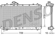 Kühler, Motorkühlung DENSO DRM47023