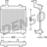 Kühler, Motorkühlung DENSO DRM47027