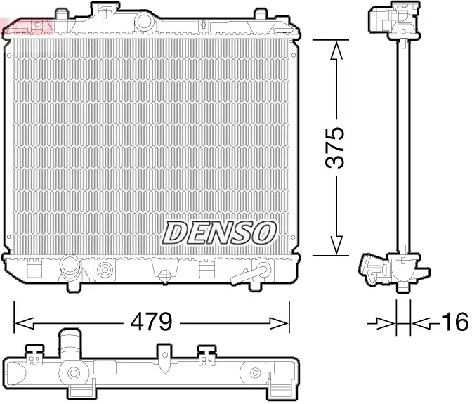 Kühler, Motorkühlung DENSO DRM47028