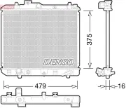 Kühler, Motorkühlung DENSO DRM47028