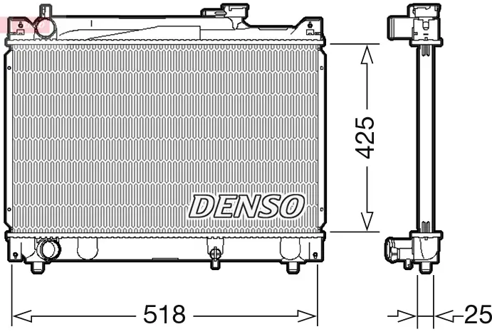 Kühler, Motorkühlung DENSO DRM47030