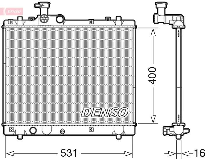 Kühler, Motorkühlung DENSO DRM47034