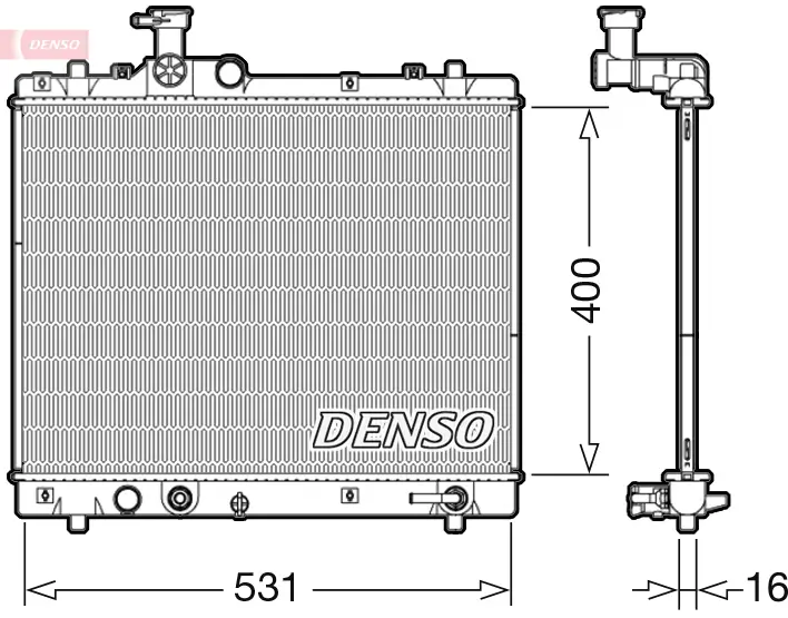 Kühler, Motorkühlung DENSO DRM47035