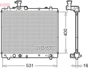 Kühler, Motorkühlung DENSO DRM47035