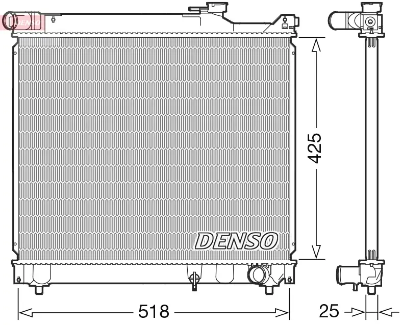 Kühler, Motorkühlung DENSO DRM47037