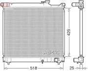 Kühler, Motorkühlung DENSO DRM47037