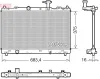 Kühler, Motorkühlung DENSO DRM47038