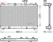 Kühler, Motorkühlung DENSO DRM47038