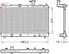 Kühler, Motorkühlung DENSO DRM47041