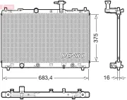 Kühler, Motorkühlung DENSO DRM47041