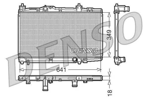 Kühler, Motorkühlung DENSO DRM50005