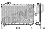 Kühler, Motorkühlung DENSO DRM50020