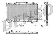 Kühler, Motorkühlung DENSO DRM50028