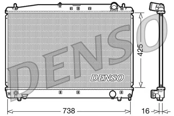 Kühler, Motorkühlung DENSO DRM50033