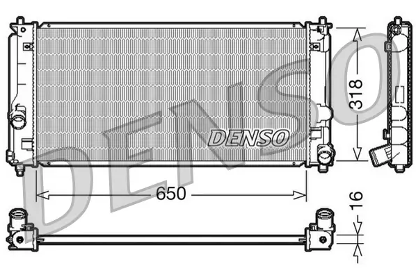 Kühler, Motorkühlung DENSO DRM50044