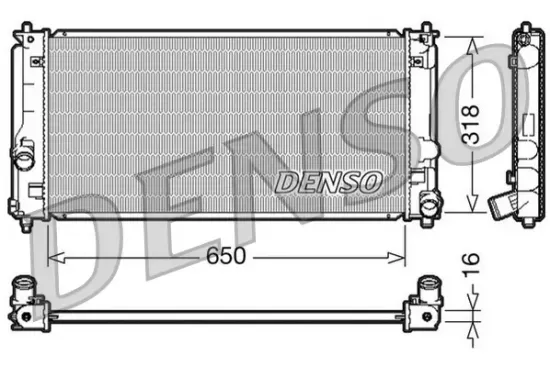 Kühler, Motorkühlung DENSO DRM50044 Bild Kühler, Motorkühlung DENSO DRM50044