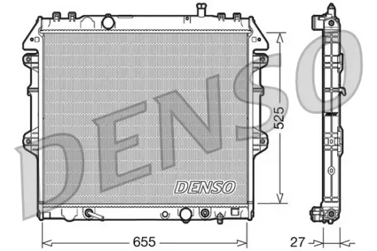 Kühler, Motorkühlung DENSO DRM50045 Bild Kühler, Motorkühlung DENSO DRM50045