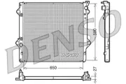 Kühler, Motorkühlung DENSO DRM50047