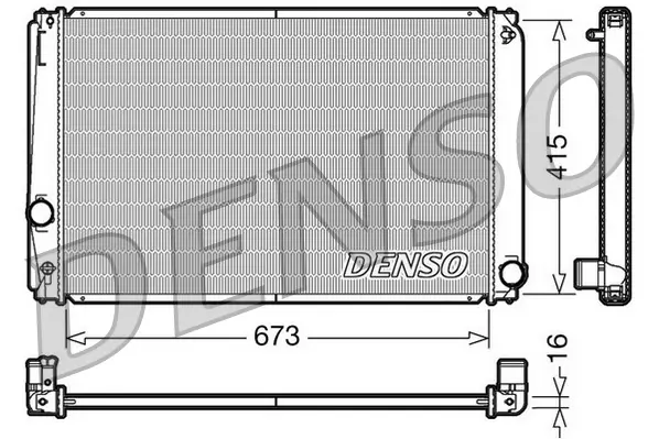 Kühler, Motorkühlung DENSO DRM50051