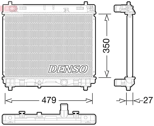 Kühler, Motorkühlung DENSO DRM50058