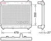 Kühler, Motorkühlung DENSO DRM50058