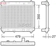 Kühler, Motorkühlung DENSO DRM50058