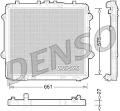 Kühler, Motorkühlung DENSO DRM50060