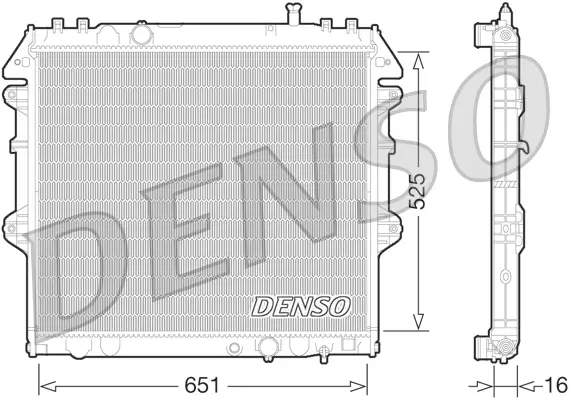 Kühler, Motorkühlung DENSO DRM50069