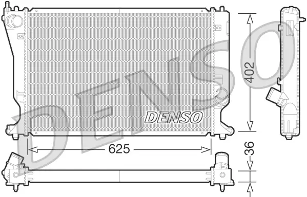 Kühler, Motorkühlung DENSO DRM50073