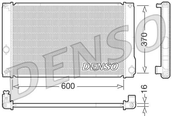 Kühler, Motorkühlung DENSO DRM50076