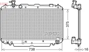 Kühler, Motorkühlung DENSO DRM50083