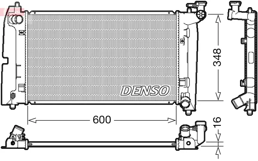 Kühler, Motorkühlung DENSO DRM50085