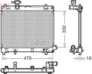 Kühler, Motorkühlung DENSO DRM50086